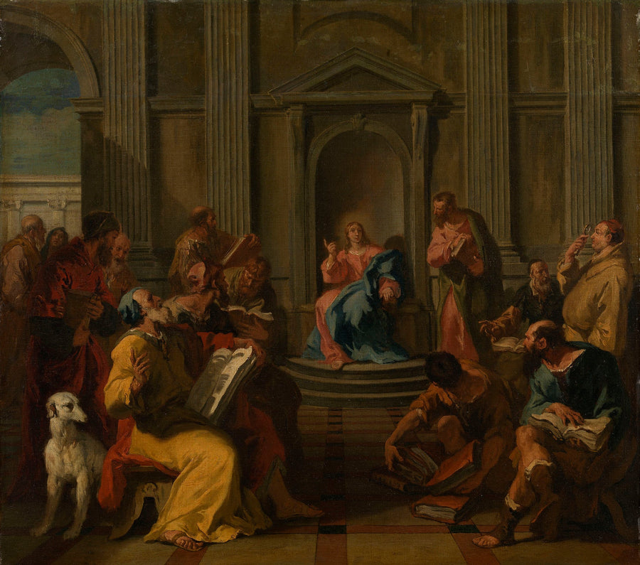 Le Christ parmi les docteurs du Temple - Sebastiano Ricci