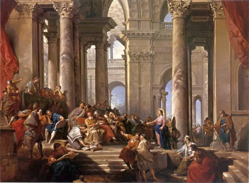 Le Christ parmi les docteurs - Giovanni Paolo Panini