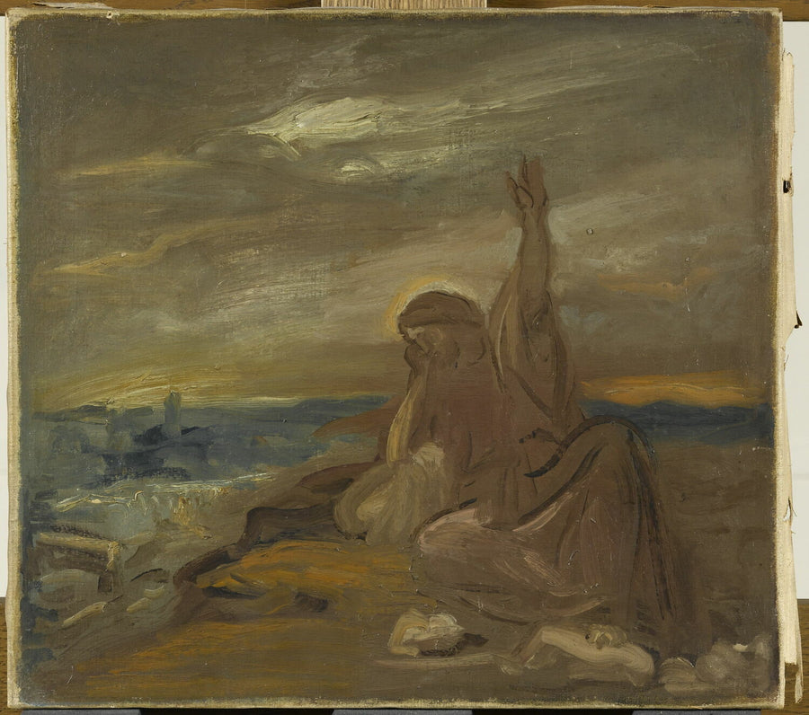Le Christ pleurant sur Jérusalem - Théodore Chassériau