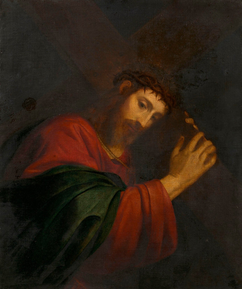 Le Christ portant la croix - Andrea Sacchi