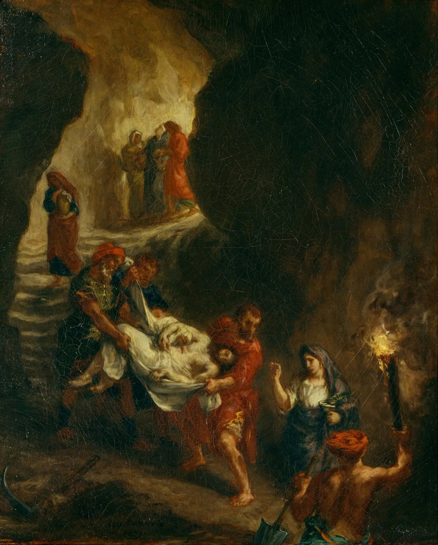 Le Christ porté au tombeau - Eugène Delacroix