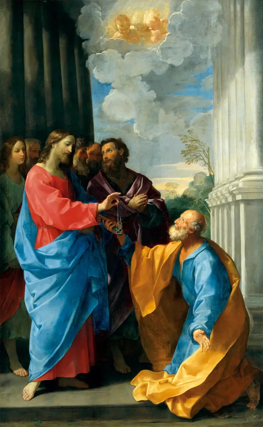 Le Christ remettant les clés à saint Pierre - Guido Reni