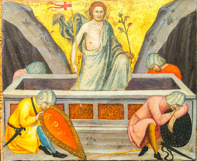 le Christ sortant du tombeau - Taddeo di Bartolo