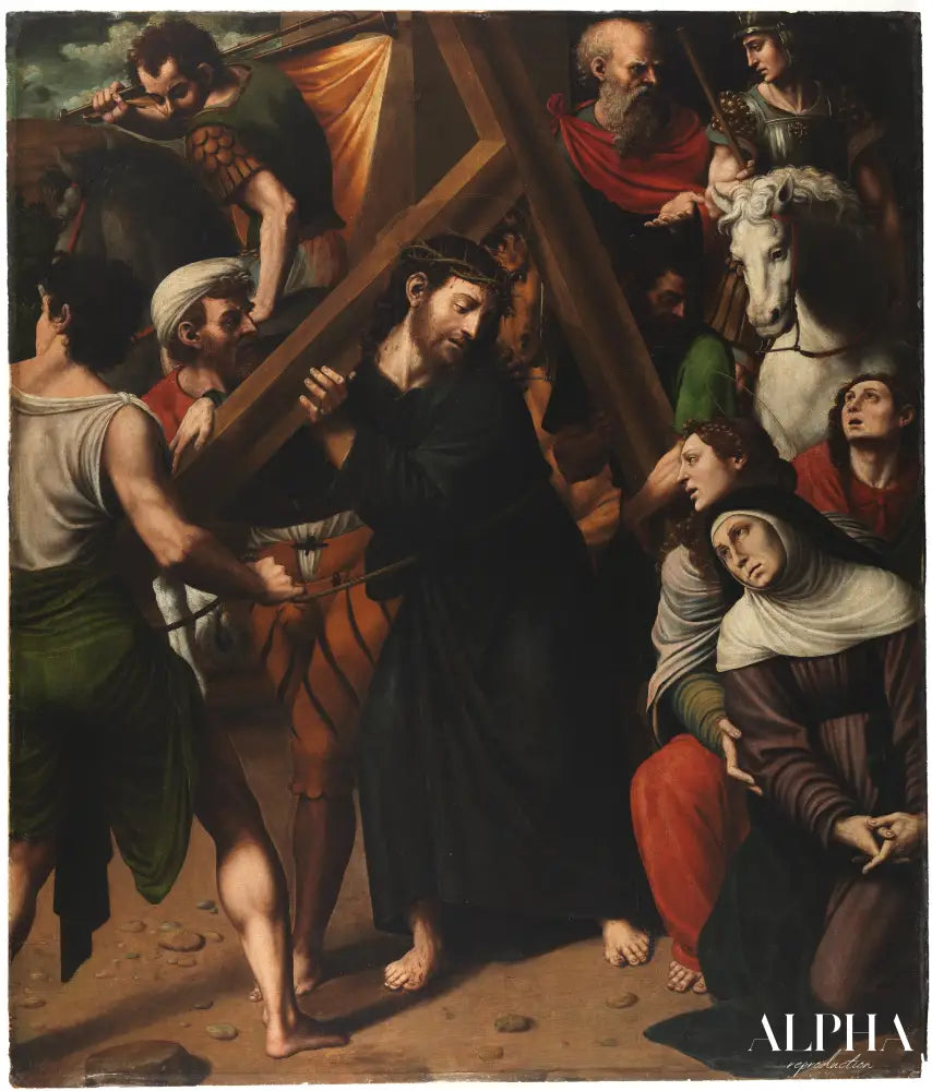 Le Christ sur le chemin du Calvaire - Vicente Juan Masip - Reproductions de tableaux et peintures haut de gamme