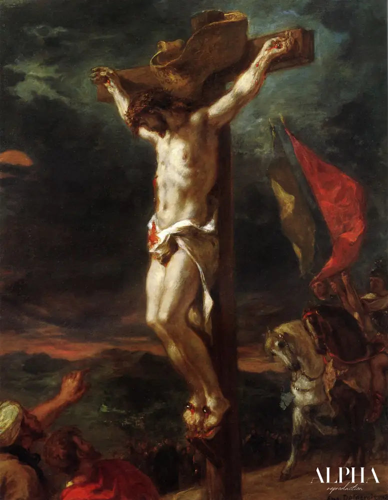 Le Christ sur la croix (1846) - Eugène Delacroix - Reproductions de tableaux et peintures haut de gamme