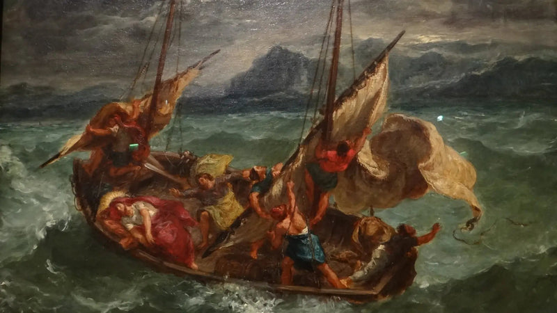 Le Christ sur le lac de Génésareth - Eugène Delacroix