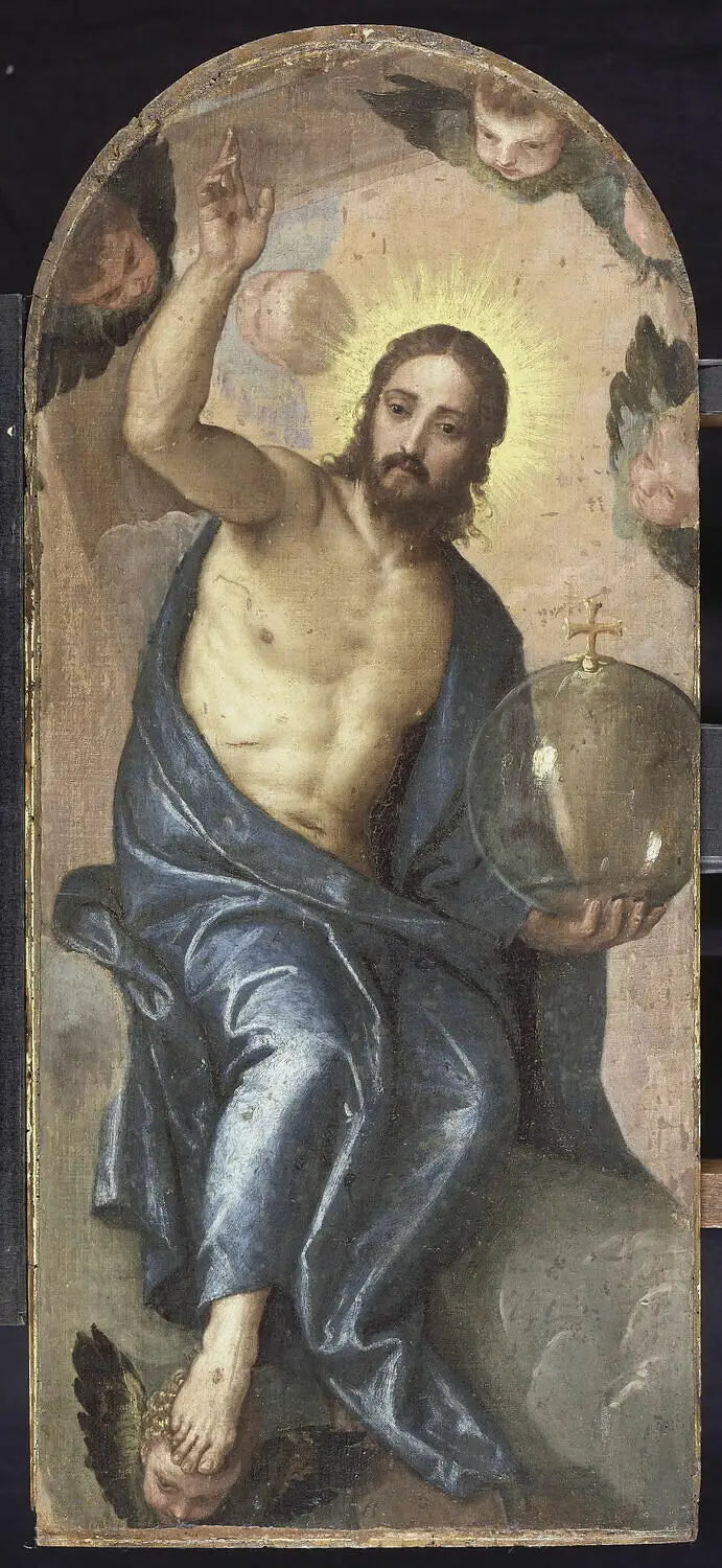 Le Christ tenant la boule du monde - Paul Véronèse