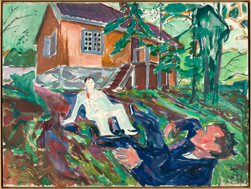 Le Combat - Edvard Munch