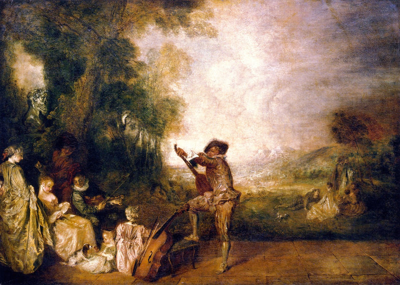 Le Concert - Antoine Watteau
