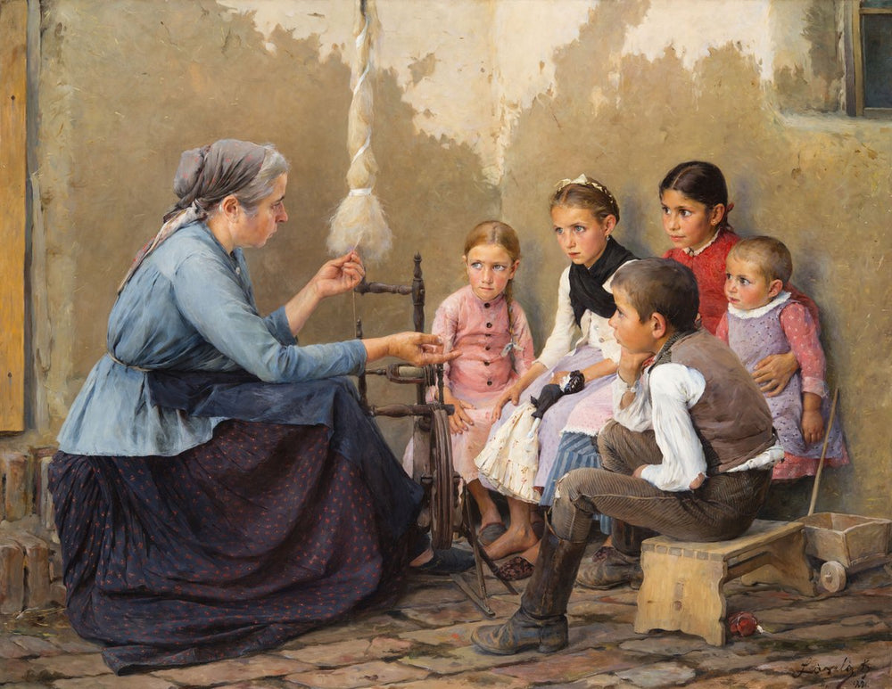 Le conteur - Philip de László image 1 copie de tableau peinte à la main