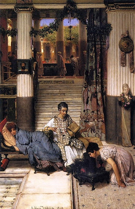 Le convalescent - Lawrence Alma-Tadema