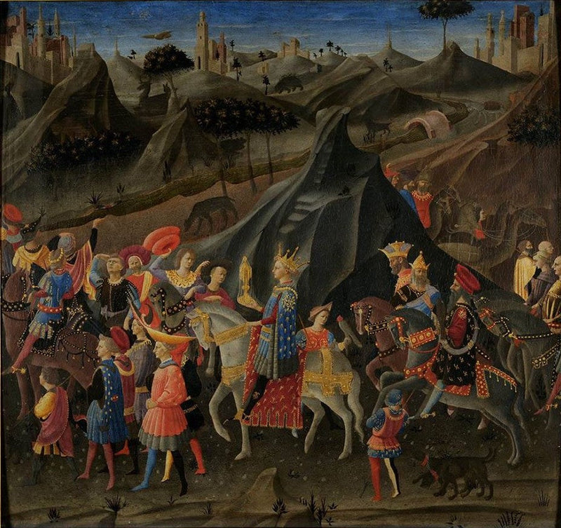 le cortège des Rois Mages - Zanobi Strozzi