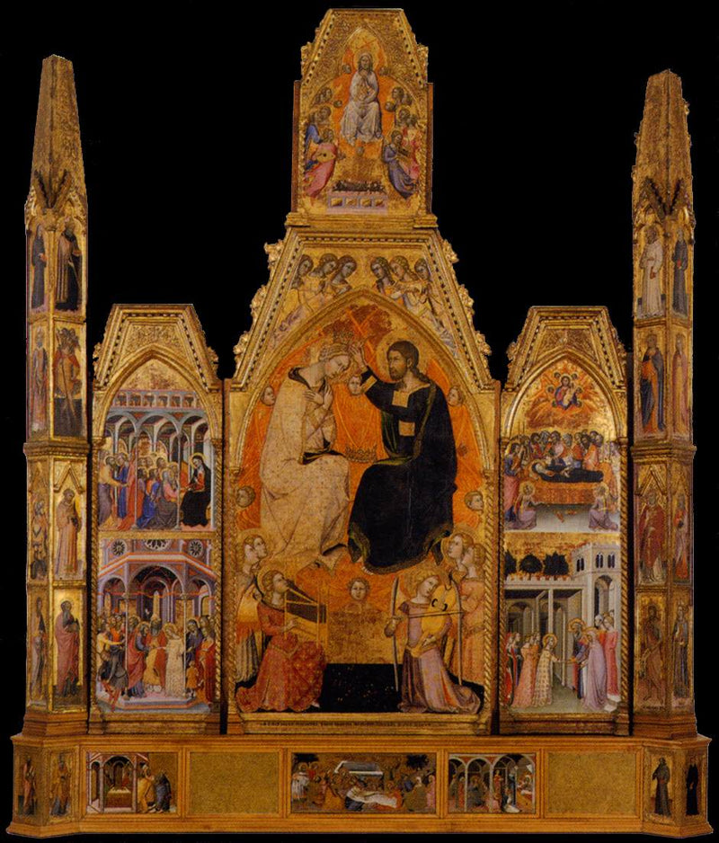 Le couronnement de la Vierge - Bartolo di Fredi