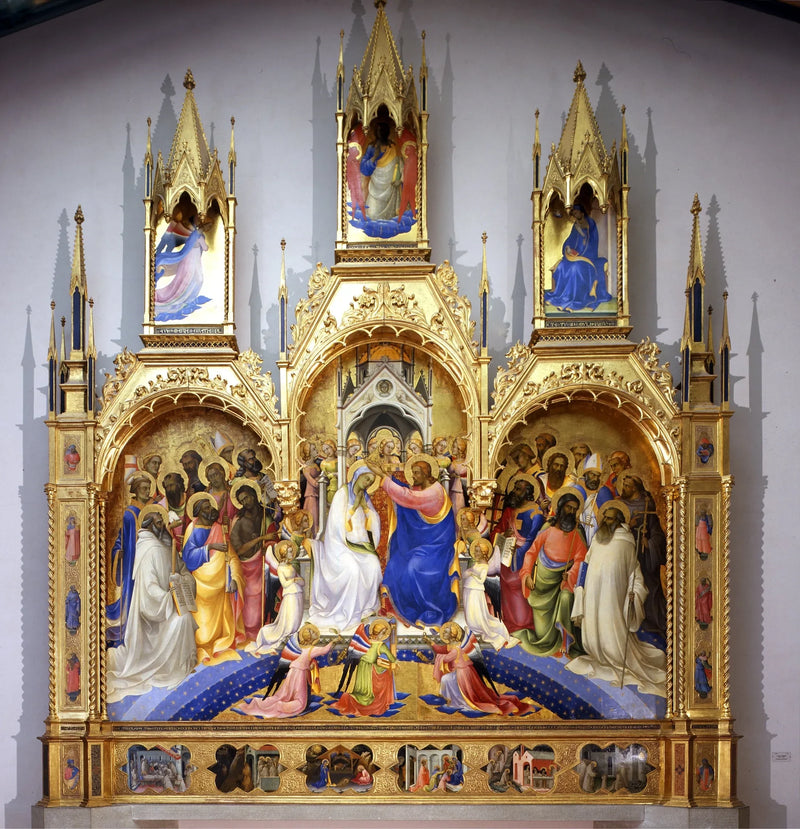 Le Couronnement de la Vierge - Lorenzo Monaco