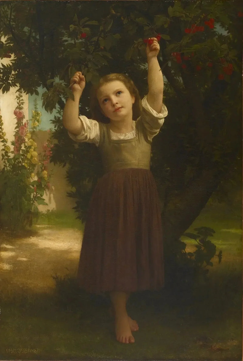 Le cueilleur de cerises - Bouguereau