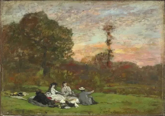 Le Déjeuner sur l'herbe - Eugène Boudin
