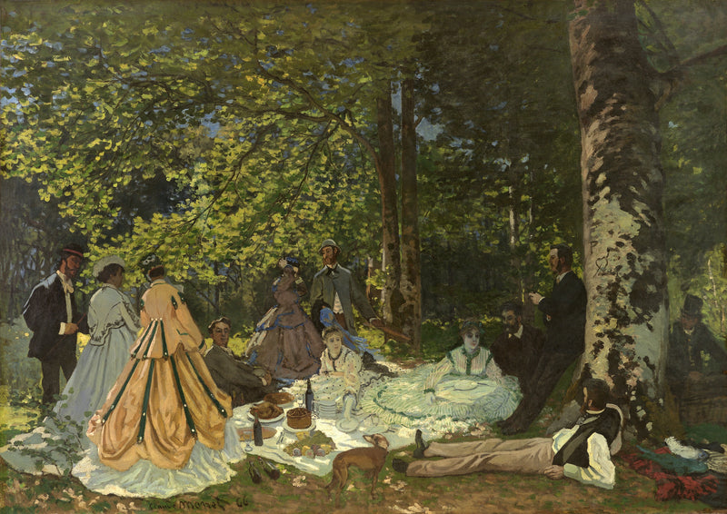 Le Déjeuner sur l’herbe W62 – Claude Monet