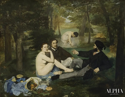 Le Déjeuner sur l'herbe - Edouard Manet - Reproductions de tableaux et peintures haut de gamme