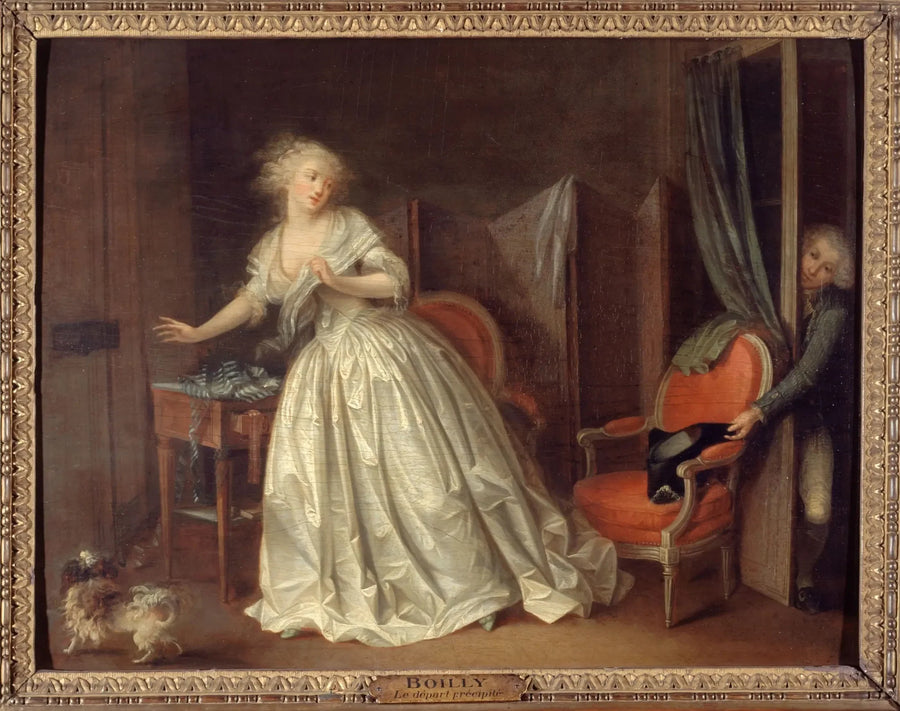 Le Départ précipité - Louis-Léopold Boilly