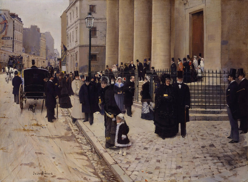 Le dimanche, près de Saint-Philippe-du-Roule - Jean Béraud