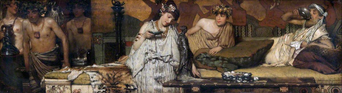 Le dîner - Lawrence Alma-Tadema