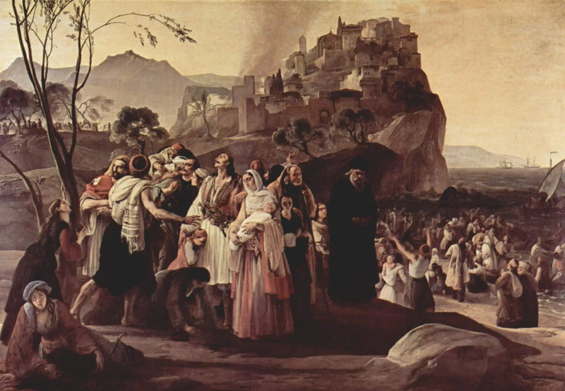 Le drame de Parga - Francesco Hayez