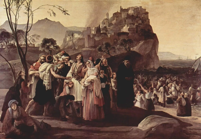 Le drame de Parga - Francesco Hayez