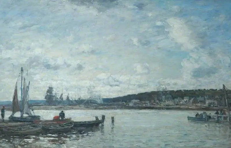 Le Ferry à Deauville - Eugène Boudin