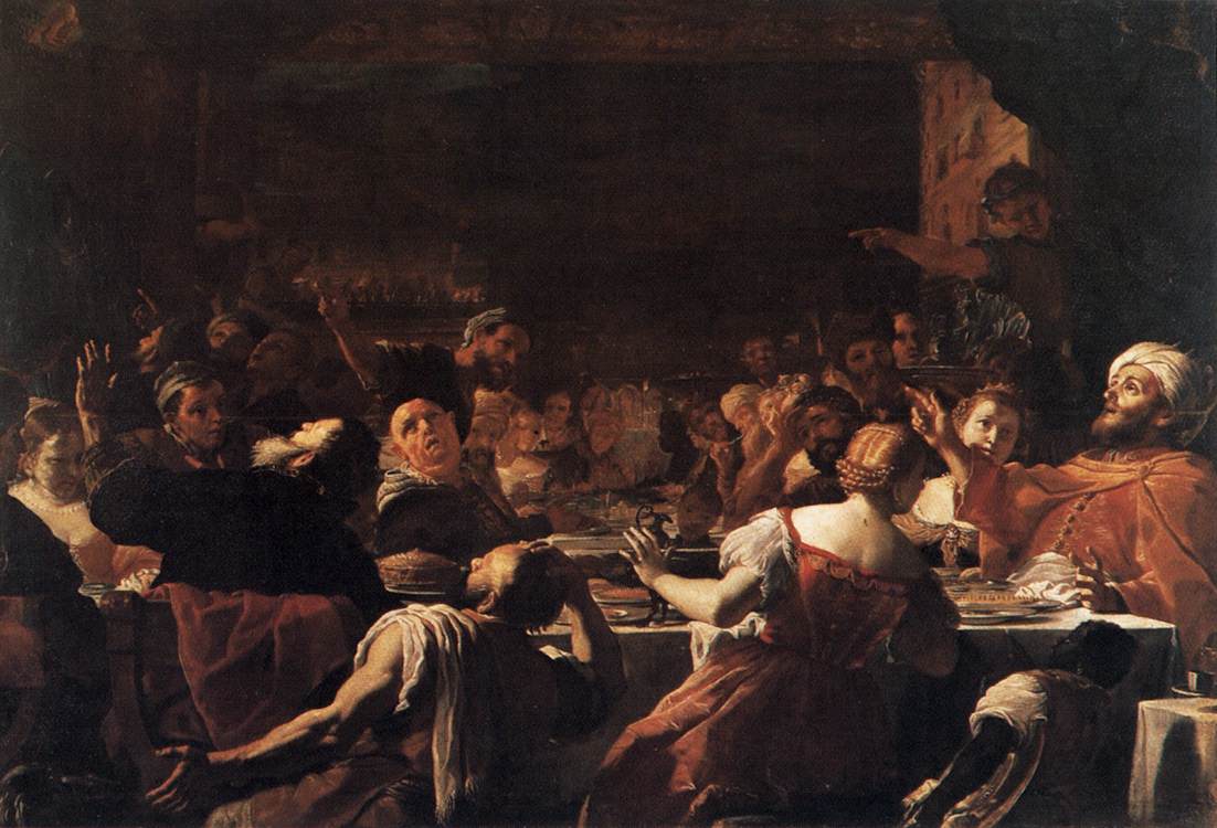 Le Festin de Balthazar - Mattia Preti
