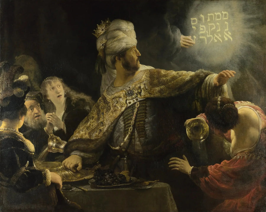 Le Festin de Balthazar - Rembrandt
