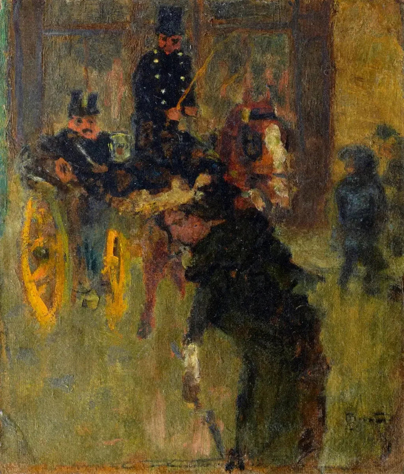 Le fiacre - Pierre Bonnard