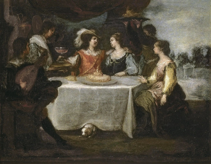 Le fils prodigue gaspillant son héritage - Bartolomé Esteban Murillo