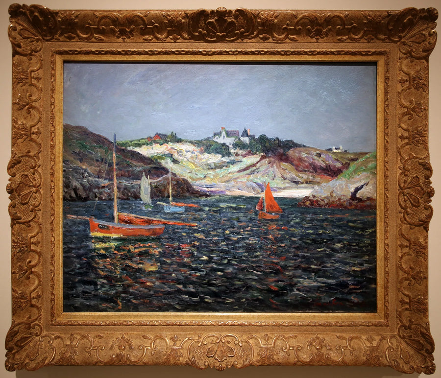 Le fond du port de Goulphar, Belle-Île en Mer - Maxime Maufra