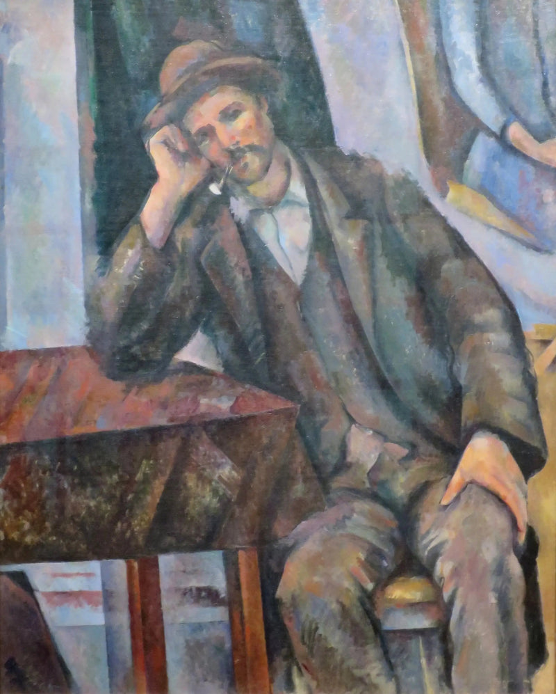 Le Fumeur de pipe accoudé - Paul Cézanne