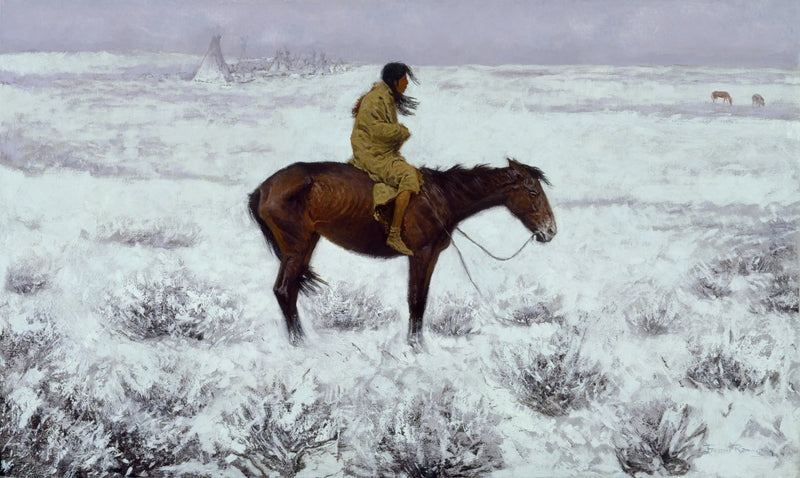 Le garçon de troupeau - Frederic Remington
