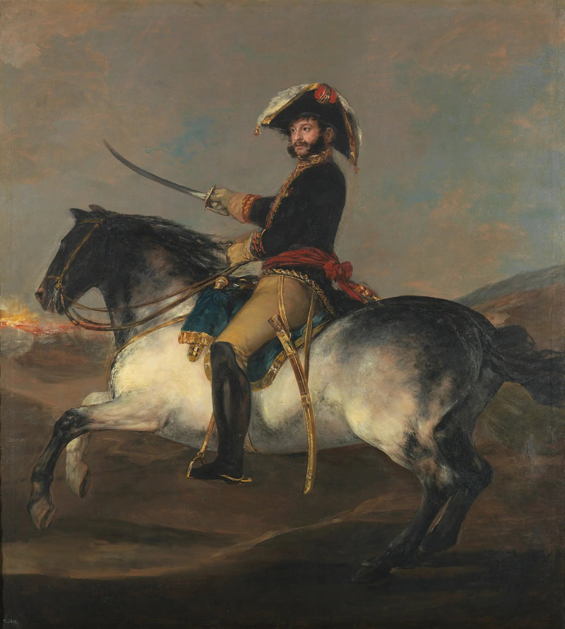 Le général José de Palafox à cheval - Francisco de Goya