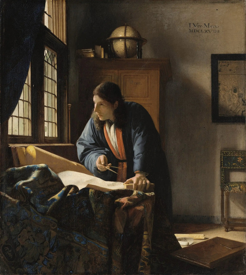 Le Géographe - Johannes Vermeer