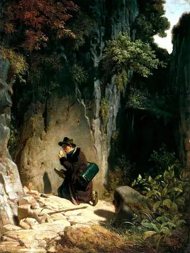 Le Géologue - Carl Spitzweg