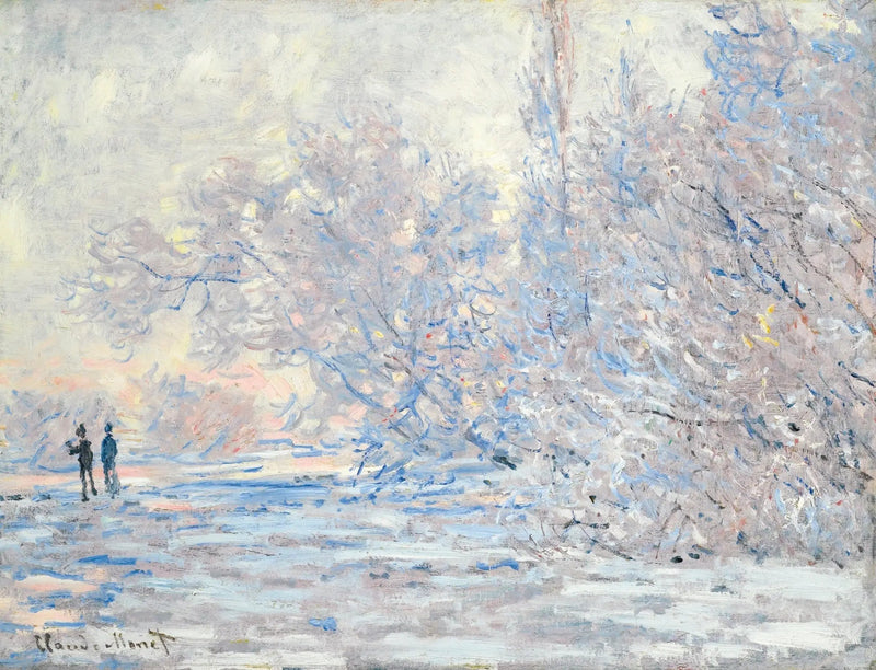 Le givre à Giverny - Claude Monet
