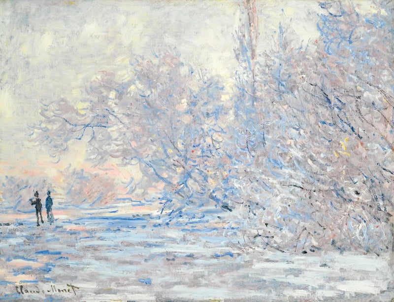 Le givre à Giverny - Claude Monet