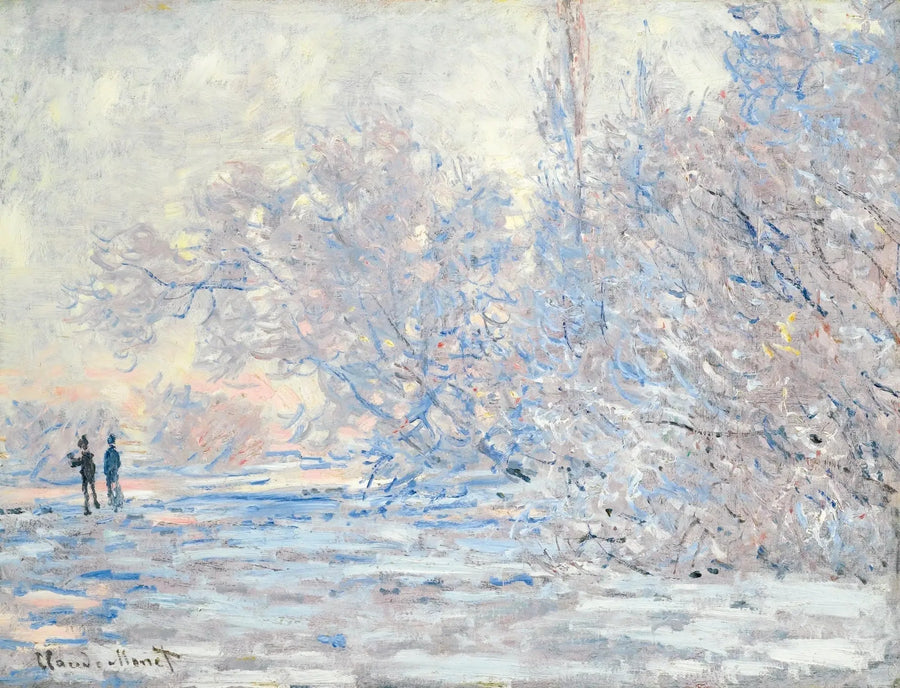 Le givre à Giverny - Claude Monet