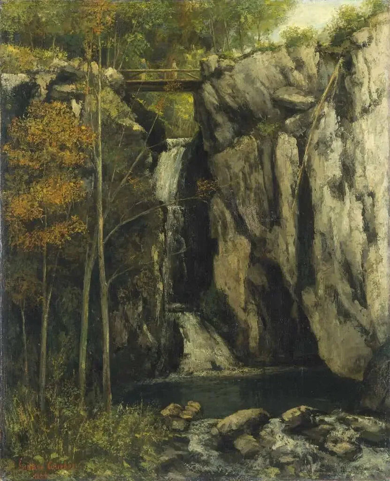 Le Gour de Conche - Gustave Courbet