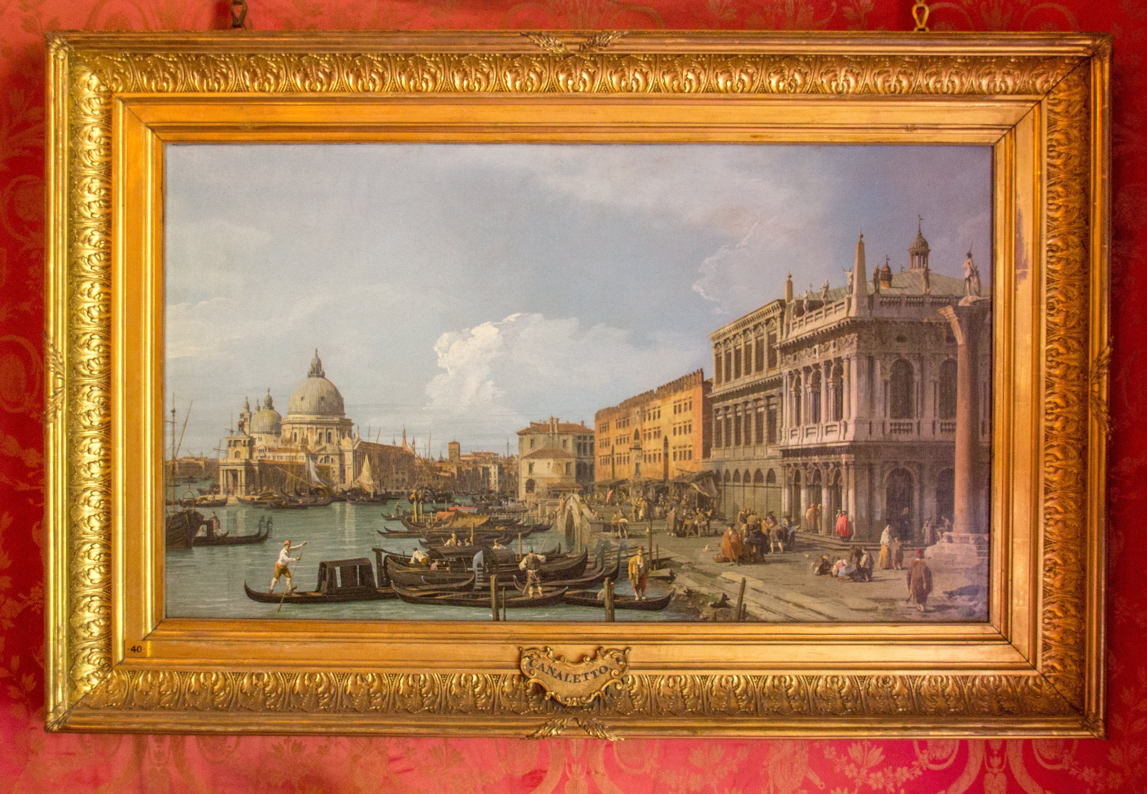 Le Grand Canal, la Piazzetta et la Douane de mer, Venise - Canaletto