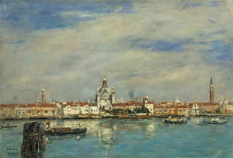 Le Grand Canal, Venise - Eugène Boudin