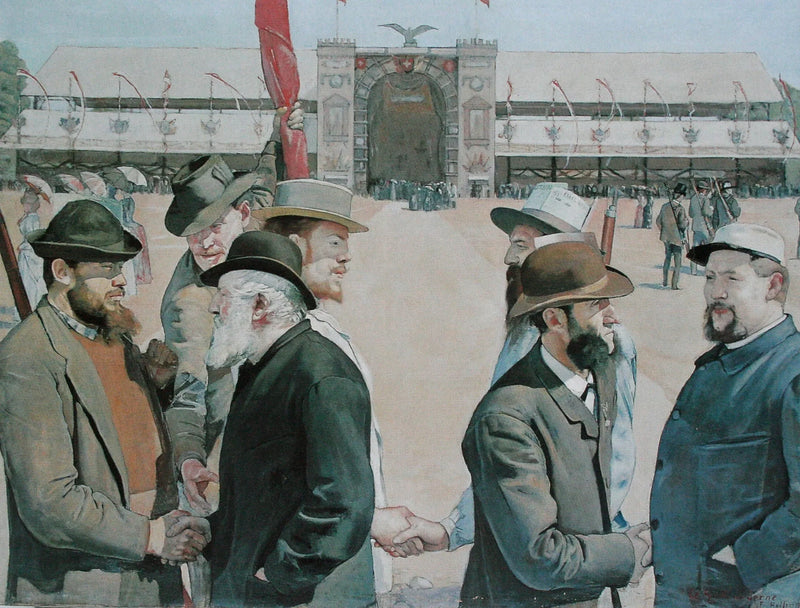 Le Grütli moderne - Ferdinand Hodler