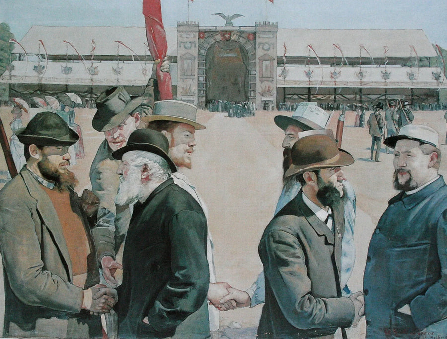 Le Grütli moderne - Ferdinand Hodler