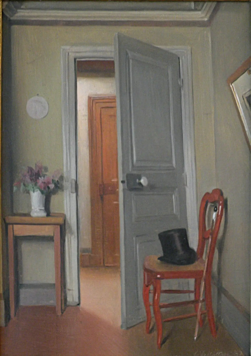 Le Haut-de-forme, intérieur - Félix Vallotton