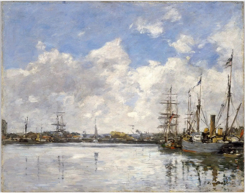 Le Havre, le port - Eugène Boudin