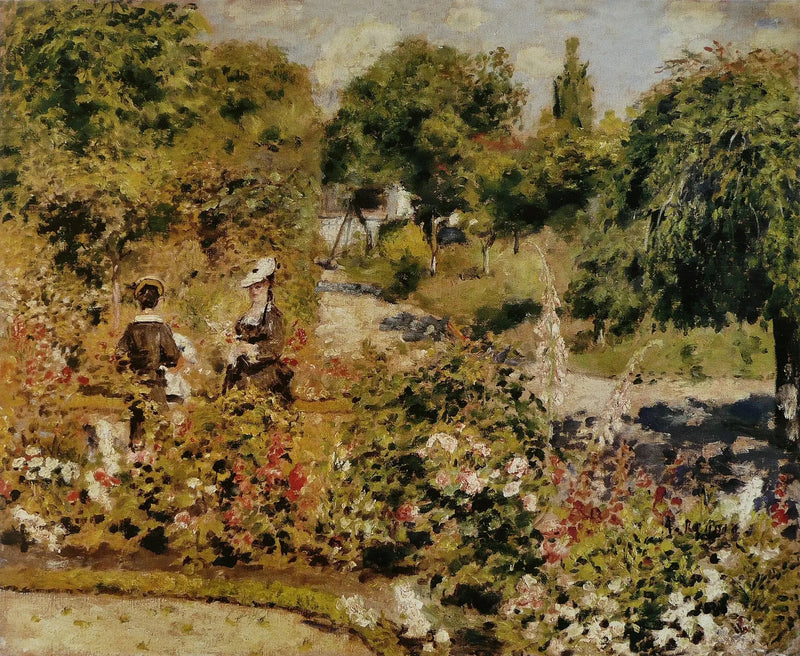 Le jardin à Fontenay - Pierre-Auguste Renoir