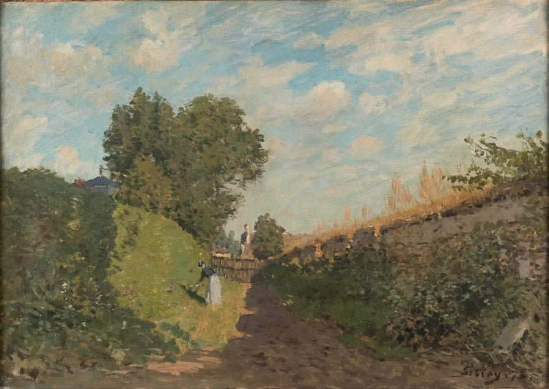 Le jardin - Alfred Sisley